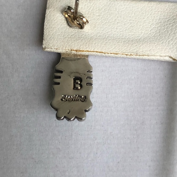 Santa Fe Style Sleeping Beauty Turquoise Gemstones & Opal Earrings - Picture 6 of 7